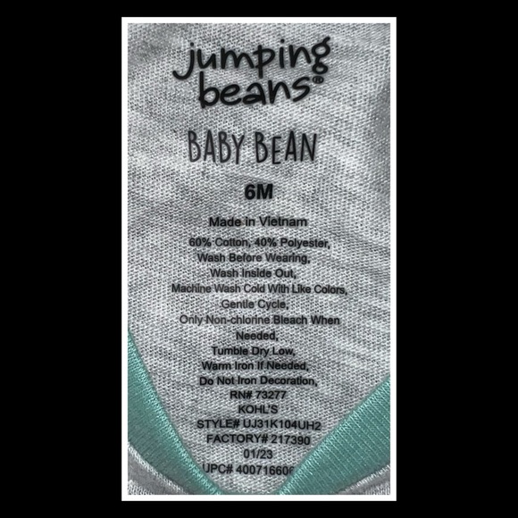 •Jumping Beans Baby Boy 6m Summer outfit🌴NWT🌴 - Picture 4 of 10